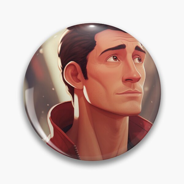 Item preview, Portrait of Robert Lewandowski in the style of a Disney cartoon. designed and sold by Santonix.