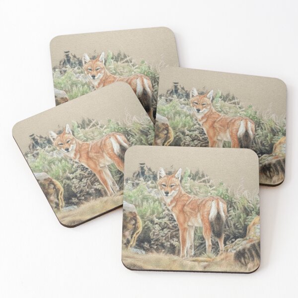 Item preview, Ethiopian wolf designed and sold by BeckyKidus.