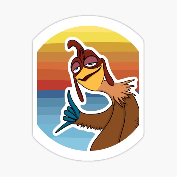 Item preview, Sunset Chicken Joe retro shaka designed and sold by SusaTinan.