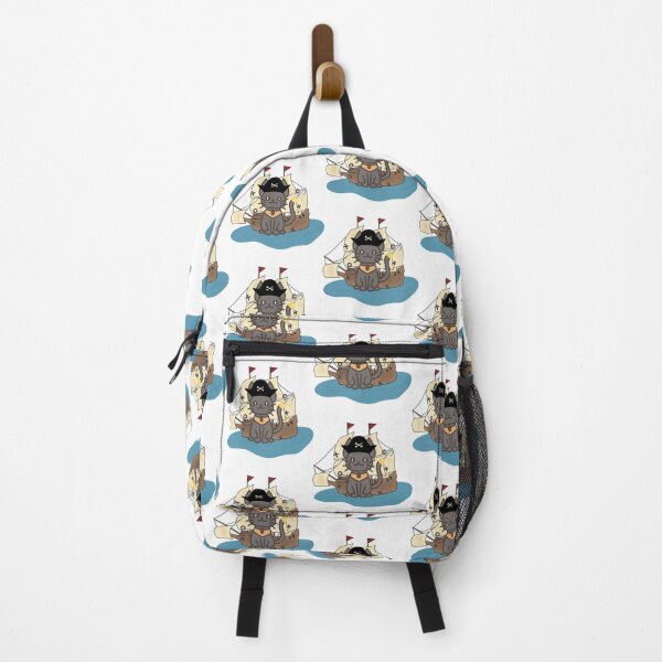 Item preview, sphynx cat pirate on ship designed and sold by Laugh-Lines.