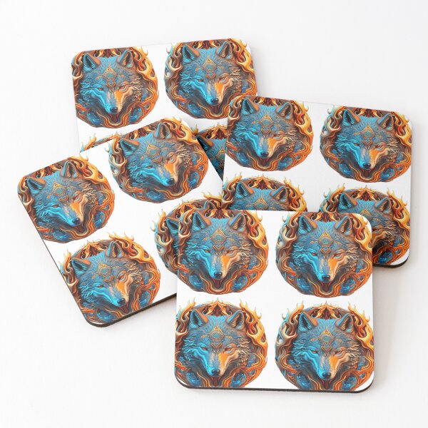 Item preview, Wolf Water and Fire designed and sold by TodoDecoArt.