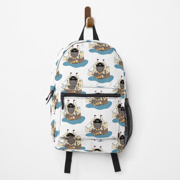 Item preview, Sphynx Cat Pirate on Ship designed and sold by Laugh-Lines.