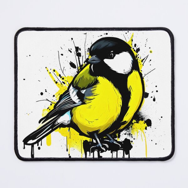 Item preview, Great tit graffiti style designed and sold by ColorOfBirds.