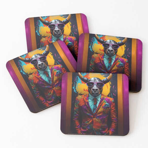 Item preview, Graffiti Financier: The Bull in a Suit designed and sold by CheekyEasel.