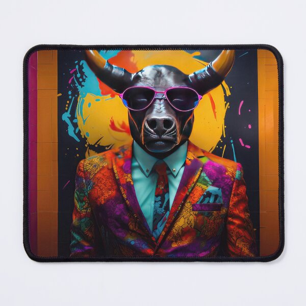 Item preview, Graffiti Financier: The Bull in a Suit designed and sold by CheekyEasel.