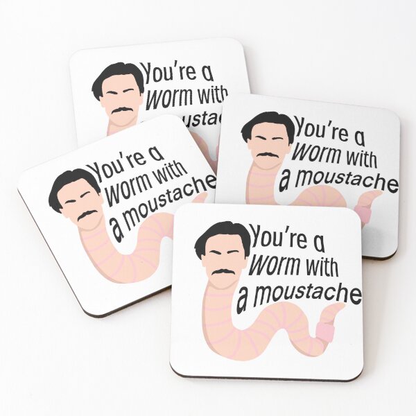 Item preview, Tom Sandoval Worm With A Moustache Cartoon designed and sold by Charliembe.