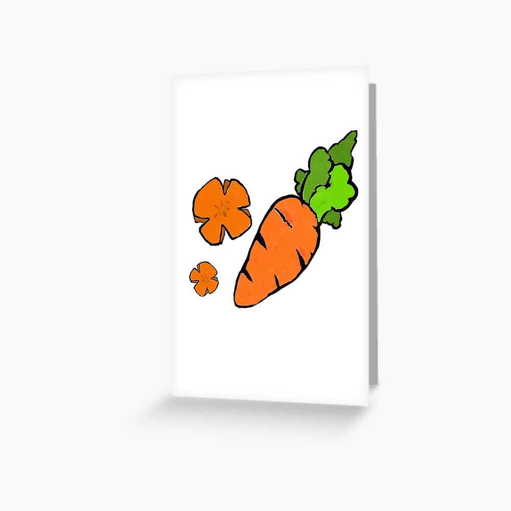 Carrot For Good Luck Zipper Pouch for Sale by Fatterhorner