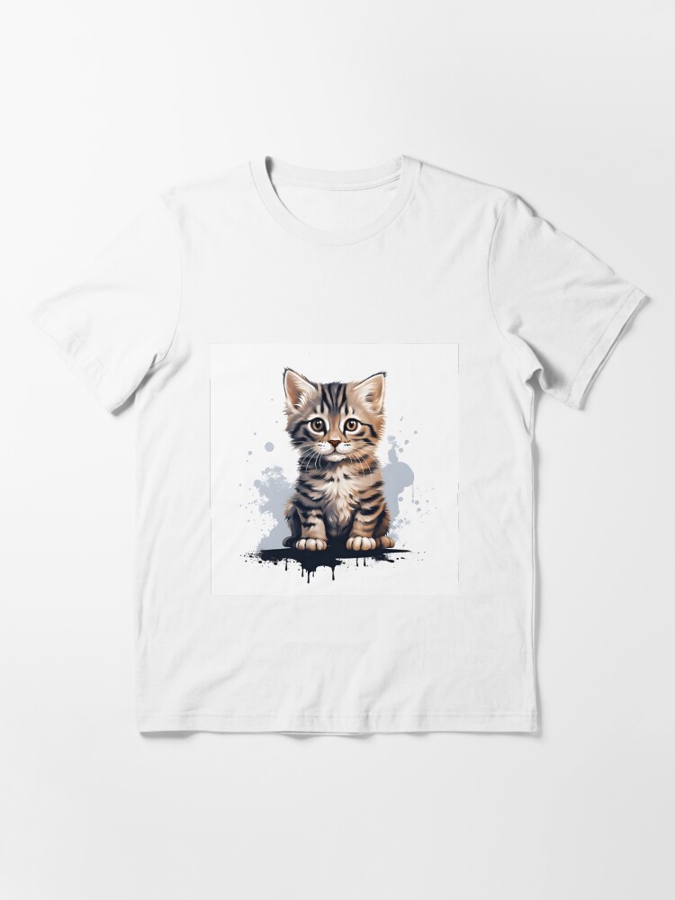 Essential T Shirt for Sale mit Tabby Cat von bbqdennis Redbubble