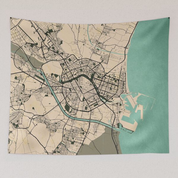 Item preview, Valencia City Map of Spain  - Vintage designed and sold by deMAP.