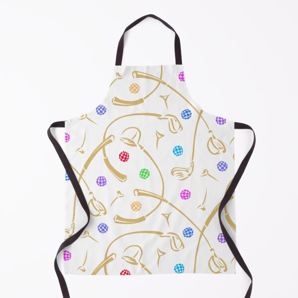 Item preview, Golf Driving ‘n Putting Pattern | Gold + Multi designed and sold by L Diane Johnson.