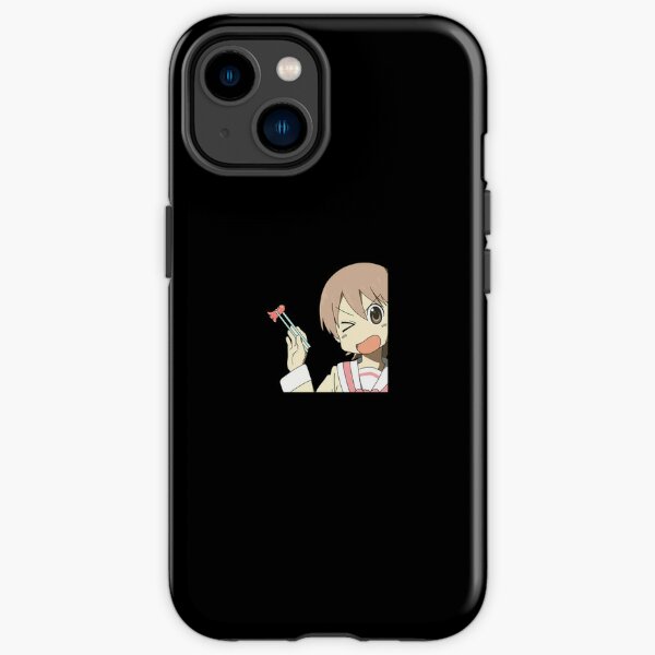 funny yuuko meme surprised face nichijou - Anime Memes - Phone Case