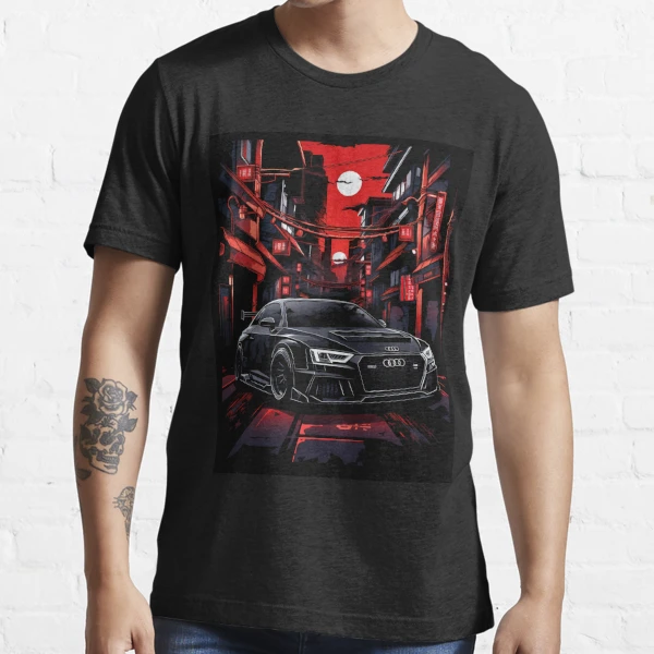 Audi RS Car Design: A Tribute to Quattro, S1, Rally, and Luxury Cars |  Essential T-Shirt