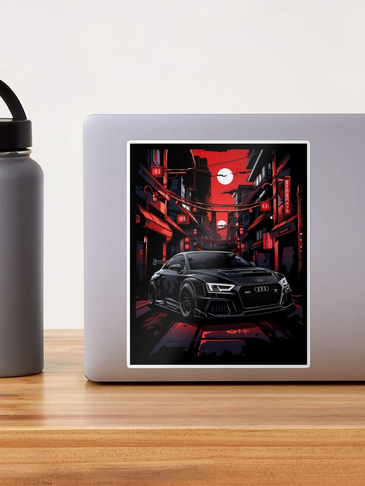 Audi RS Car Design: A Tribute to Quattro, S1, Rally, and Luxury Cars  Sticker by GigglySaurus
