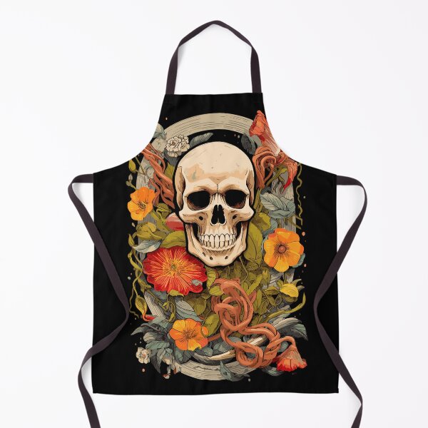 Item preview, Elegant Floral Skull Art: Trending & Unique Boho Design designed and sold by Cheeky Companions.