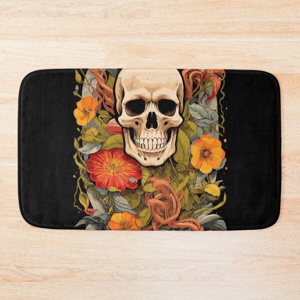 Item preview, Elegant Floral Skull Art: Trending & Unique Boho Design designed and sold by Cheeky Companions.