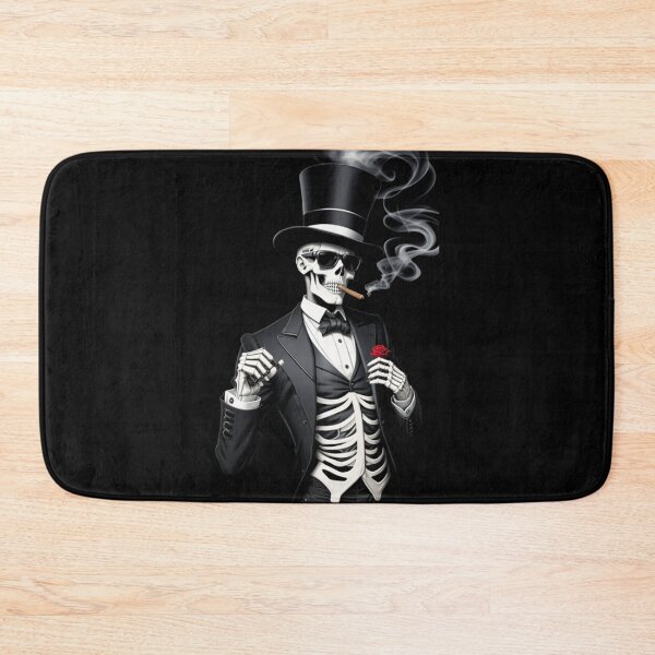 Item preview, Cool Top Hat Skeleton, Fancy Skeleton Print on a Dark Background. designed and sold by TGAL2.