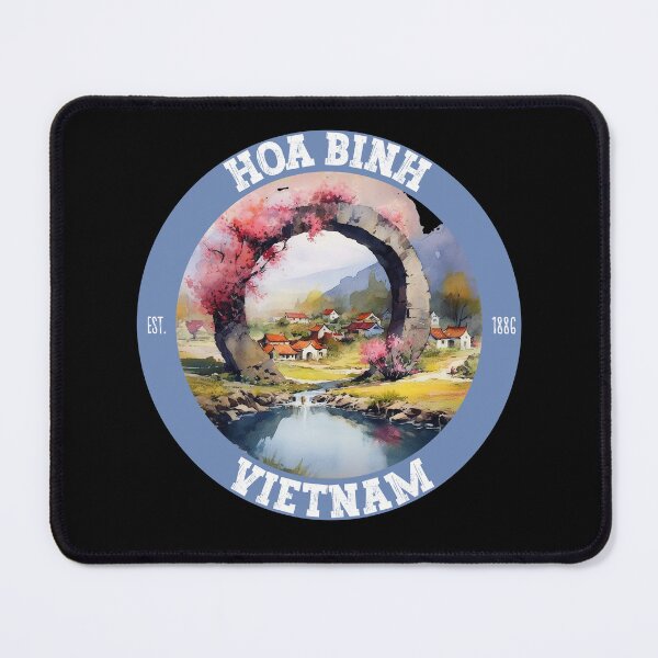 Item preview, Hoa Binh Vietnam Retro Vintage Amazing Outdoors Adventure Travel Lover Gift Souvenir designed and sold by Eponine6.