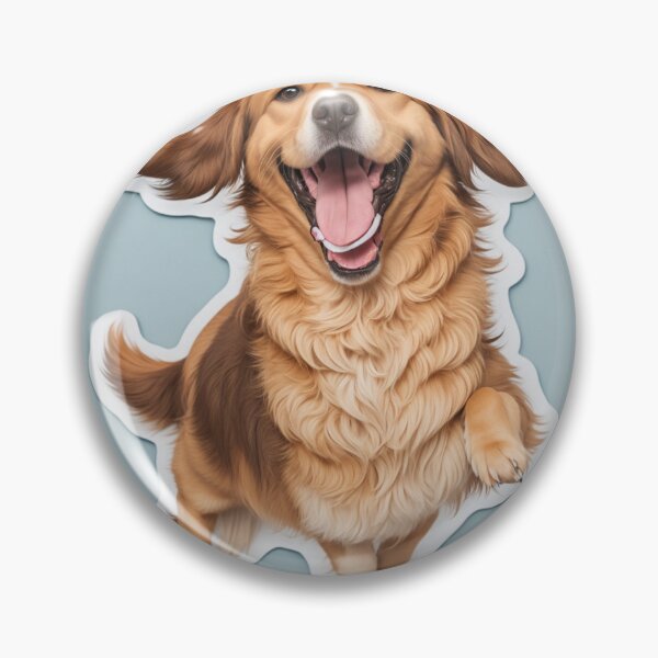 Item preview, joyful dog with its tongue out and a wagging tail. designed and sold by Heindrichh.