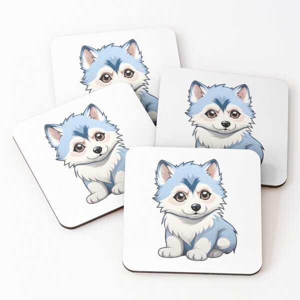 Item preview, Cute Husky Dog Illustration - Charming and Playful Animal Art designed and sold by Moo7shop.