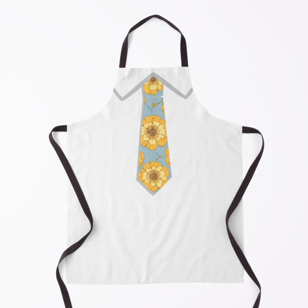 Item preview, Effortless Elegance - Dapper Faux Tie Yellow and Blue designed and sold by DimHel2.
