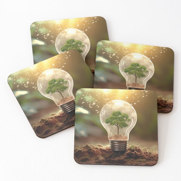 Item preview, Lightbulb tree nature Sun designed and sold by Aestheticlanart.