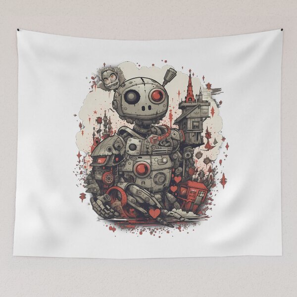 Item preview, AI Cyborg Robot apocalypse - EnD Of ThE World designed and sold by MLArtifex.