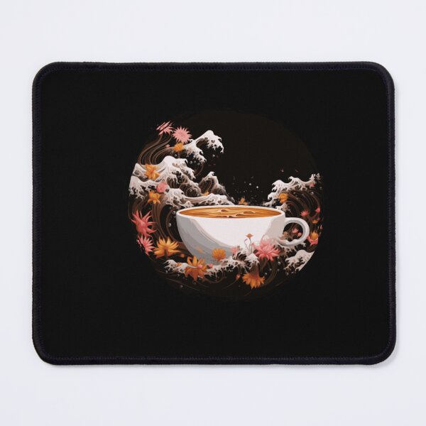 Item preview, World Coffee Day in kanagawa wave designed and sold by Shirt-Expert.