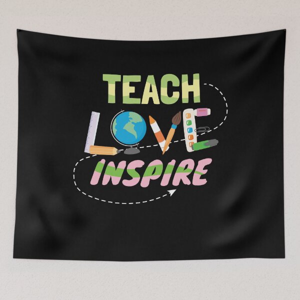 Item preview, Tech Love Inspire Teacher School designed and sold by MooonTees.
