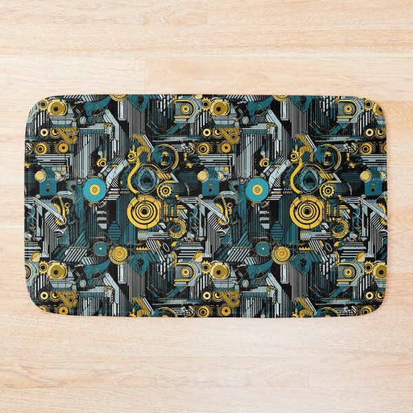 Item preview, Gear in tilt and gold colors, masculine designed and sold by Govorushka Studio.