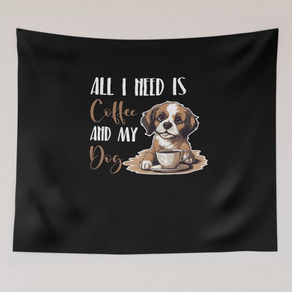 Item preview, World Coffee Day with my dog designed and sold by Shirt-Expert.
