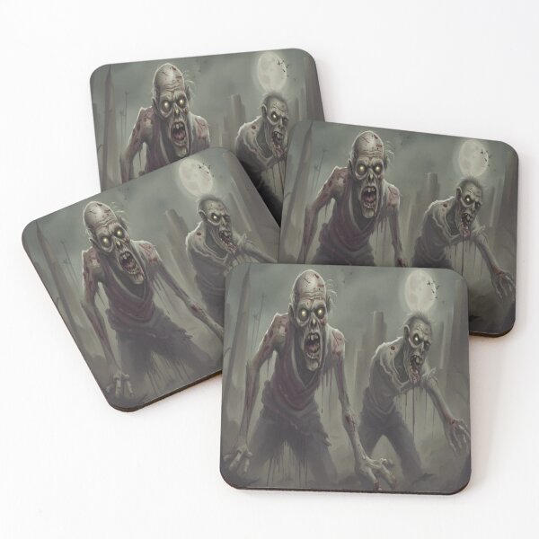 Item preview, Happy Halloween Rise of the Zombies Flesh Eaters designed and sold by WearWolfDesigns.