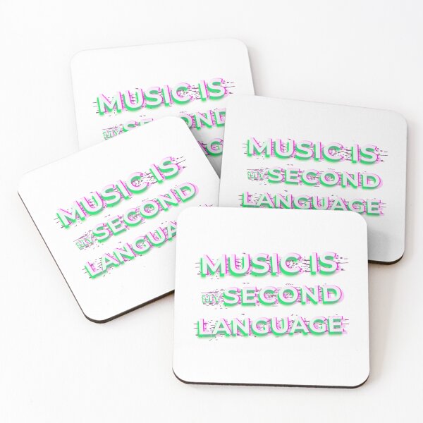 Item preview, Life Quote Music Is My Second Language  designed and sold by 67prints.