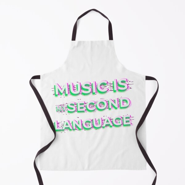 Item preview, Life Quote Music Is My Second Language designed and sold by 67prints.