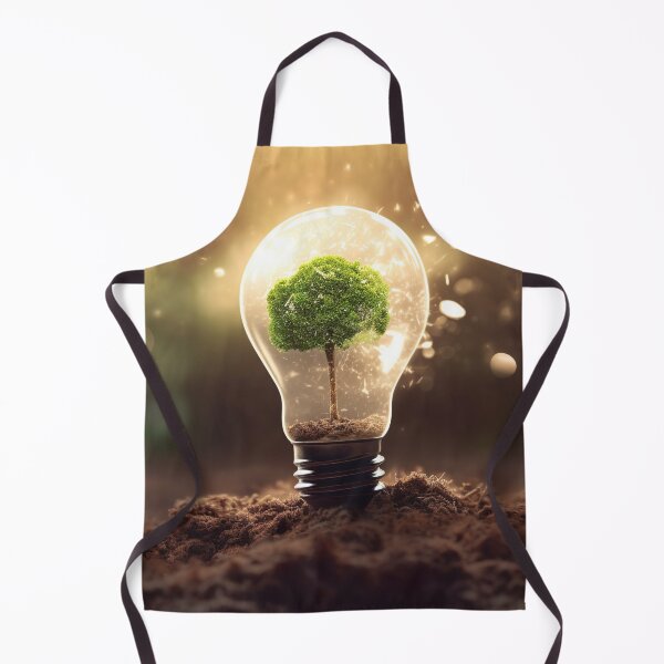 Item preview, Lightbulb tree in the garden designed and sold by Aestheticlanart.