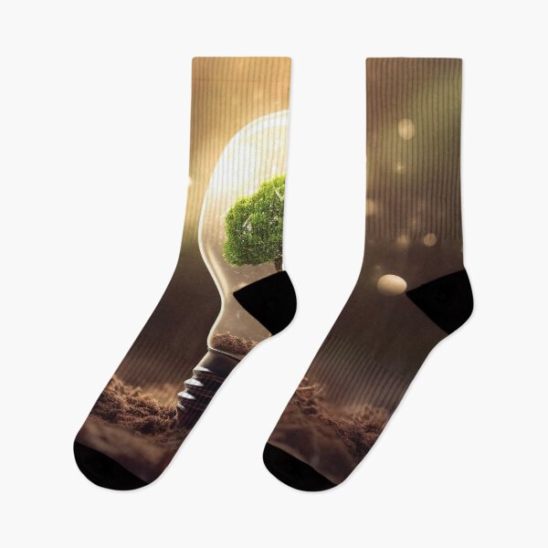 Item preview, Lightbulb tree in the garden designed and sold by Aestheticlanart.