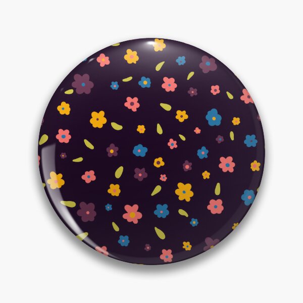 Item preview, Black Small Floral Pattern designed and sold by kbracey-meraki.