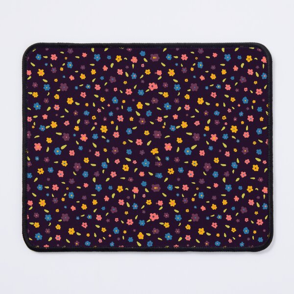 Item preview, Black Small Floral Pattern designed and sold by kbracey-meraki.