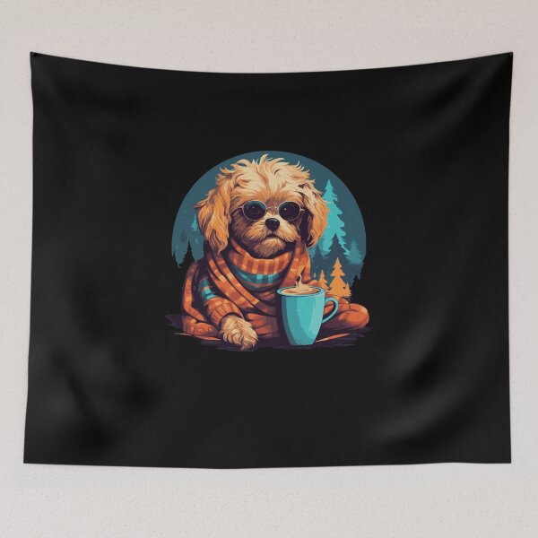 Item preview, World Coffee Day with my dog designed and sold by Shirt-Expert.