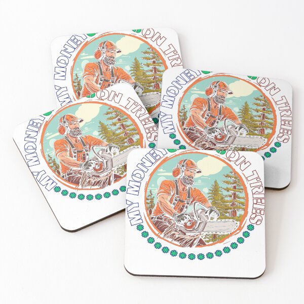 Item preview, MY MONEY GROWS ON TREES FUNNY GIFTS FOR ARBORISTS designed and sold by Filmharmony.