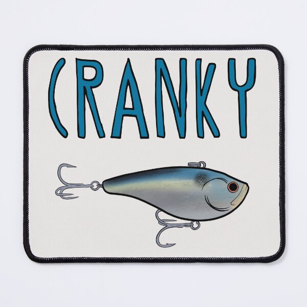 Item preview, cranky crank bait designed and sold by scarrymommyart.