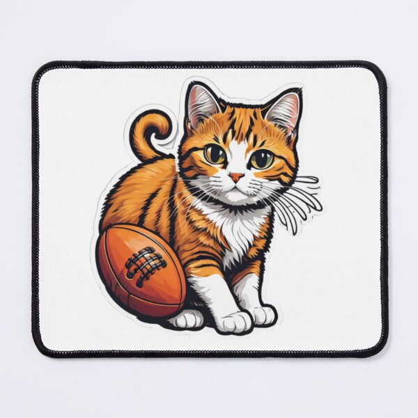 Item preview, Cat ply with football designed and sold by Hania777.