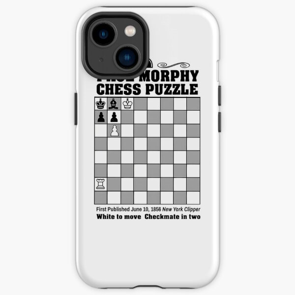 Paul Charles Morphy, Chess Lover iPhone Case for Sale by 2djazz