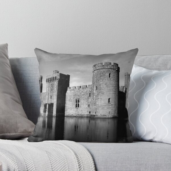 Item preview, Bodiam castle in black & white designed and sold by MicraChameleon.