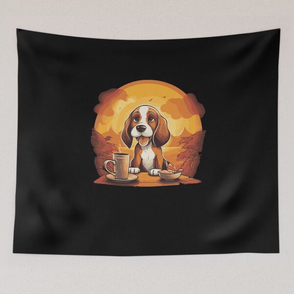 Item preview, World Coffee Day with my dog, a beagle designed and sold by Shirt-Expert.