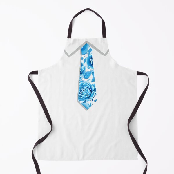 Item preview, Effortless Elegance - Dapper Faux Tie White and Blue designed and sold by DimHel2.