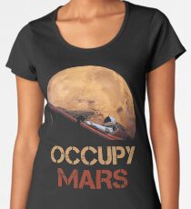 Occupy Mars Spacex Starman Women's Premium T-Shirt