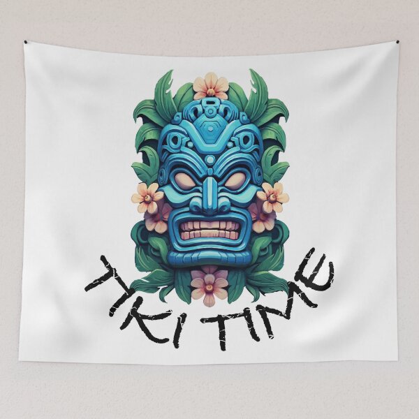 Item preview, Tiki Time, with Black Lettering designed and sold by VelvetRoom.