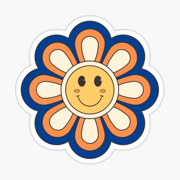 Happy Daisy Sticker – And Here We Are