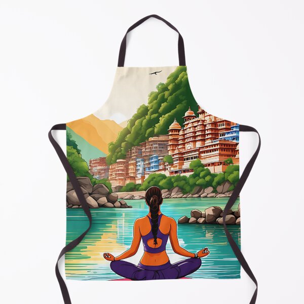 Item preview, Yoga in Rishikesh (India) designed and sold by Art DNA.