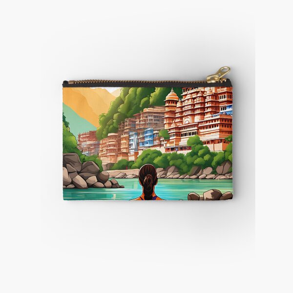 Item preview, Yoga in Rishikesh (India) designed and sold by Art DNA.